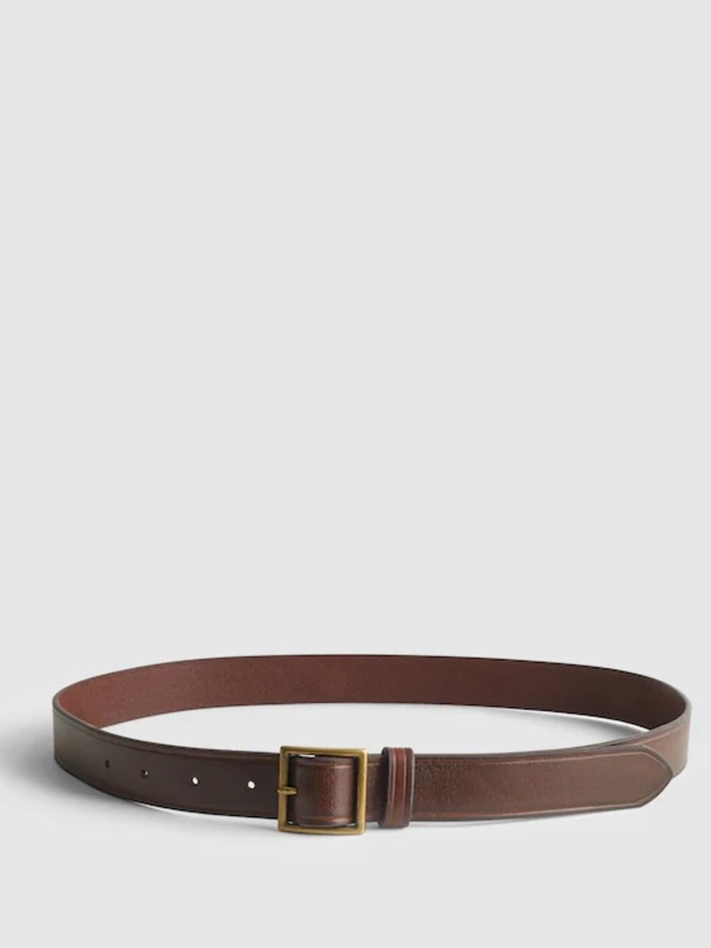 Madewell Modern Garrison Leather Belt in Cherry Wood Size 32 NWD $88 NZ477